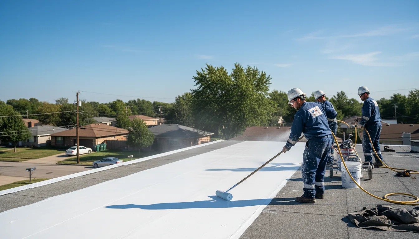 Commercial roof coating in New London, MO near me